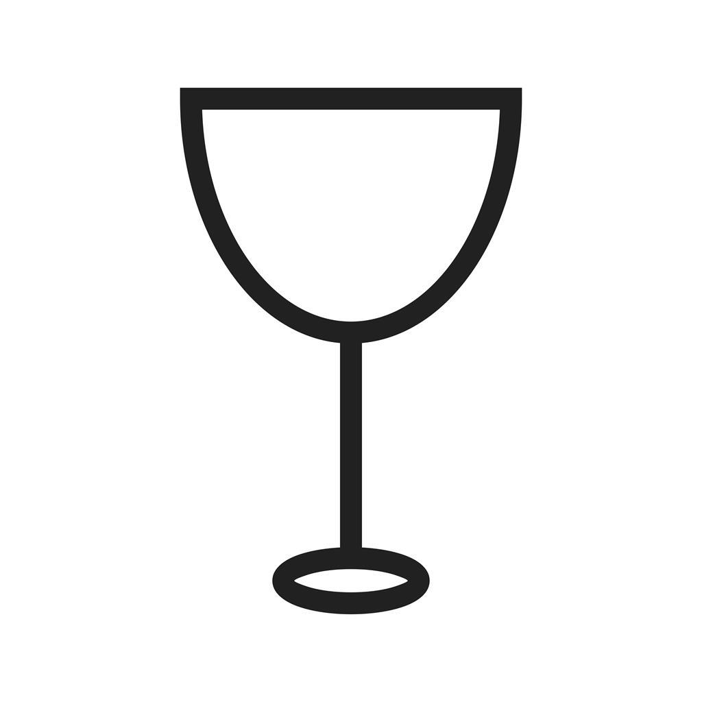 Wine Goblet Line Icon