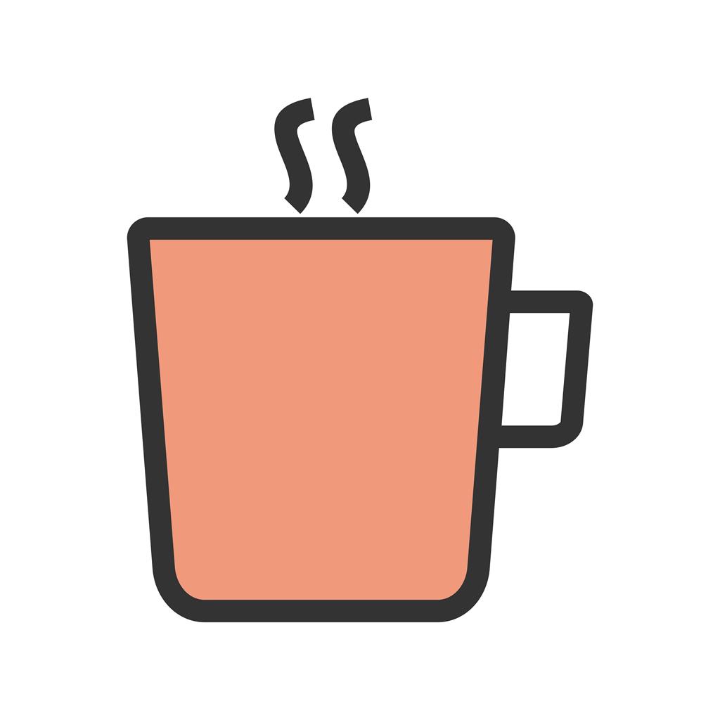 Tea Mug Line Filled Icon