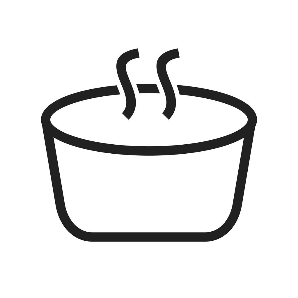 Soup Pot Line Icon