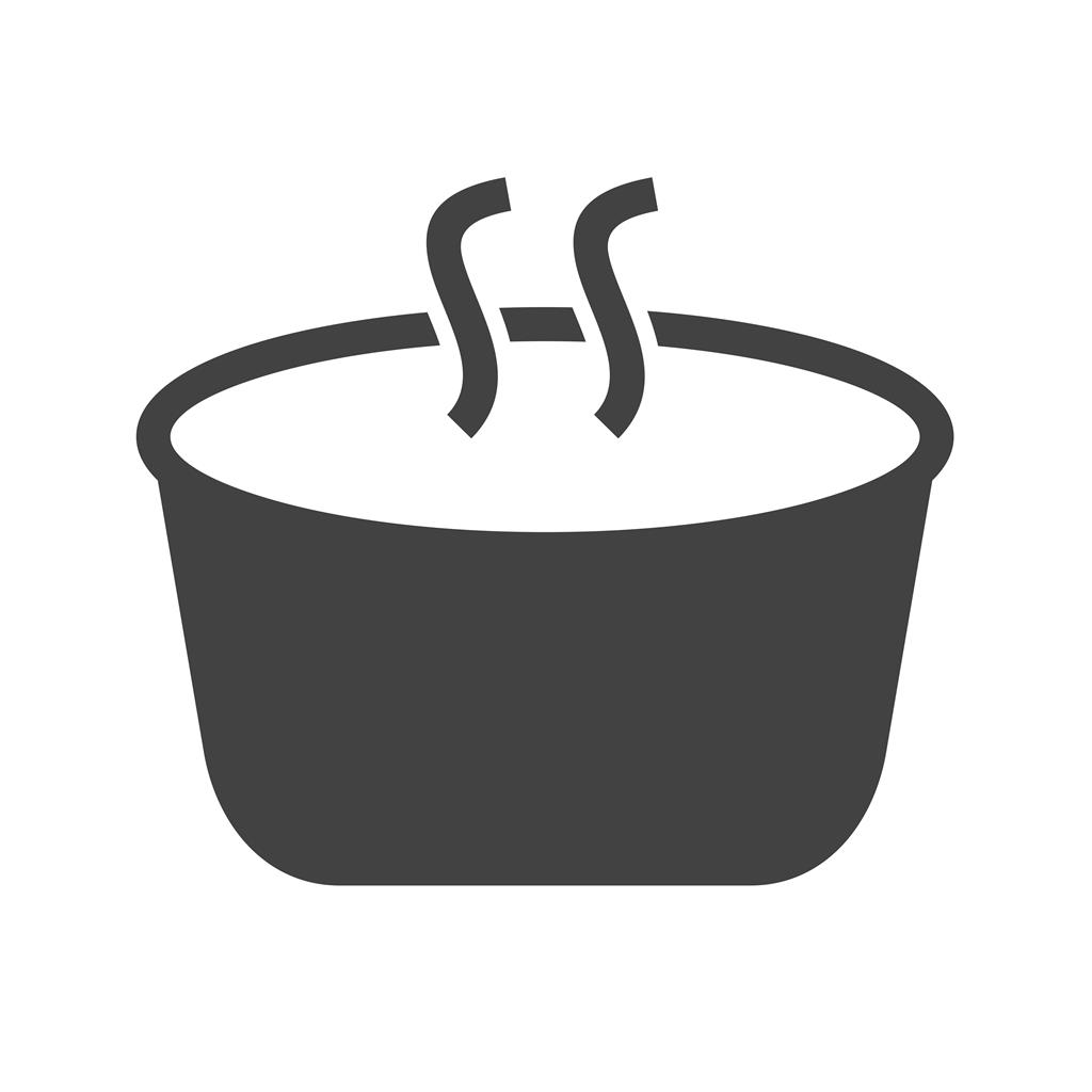 Soup Pot Glyph Icon