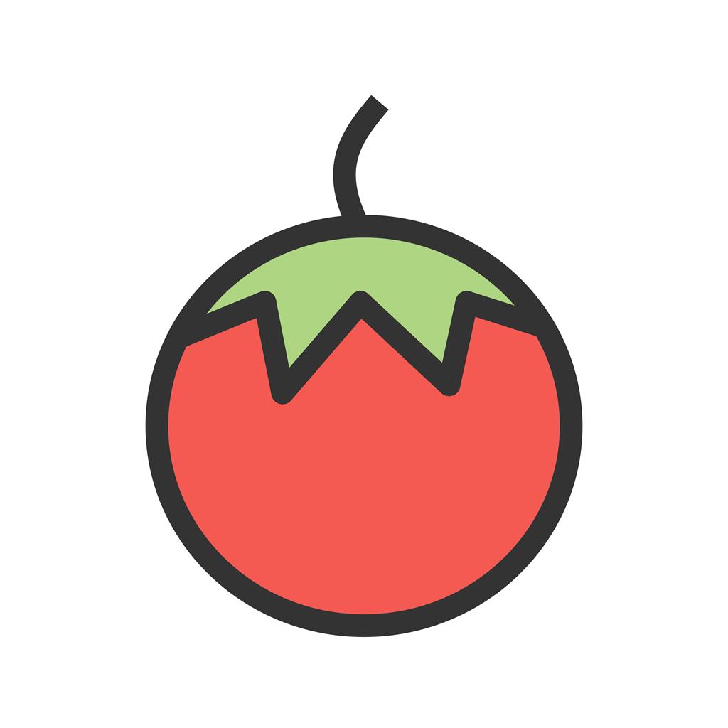 Tomato Line Filled Icon