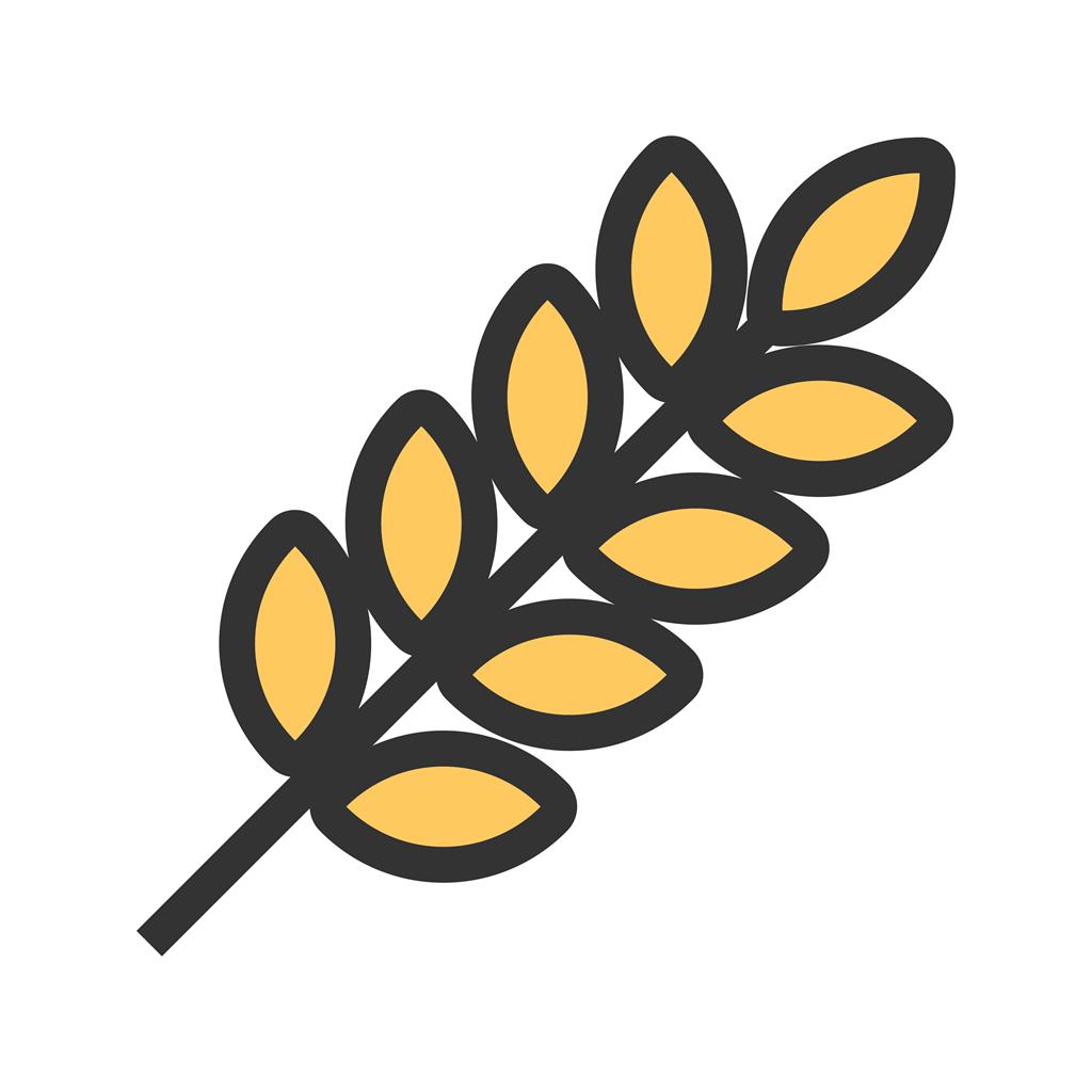 Wheat Line Filled Icon