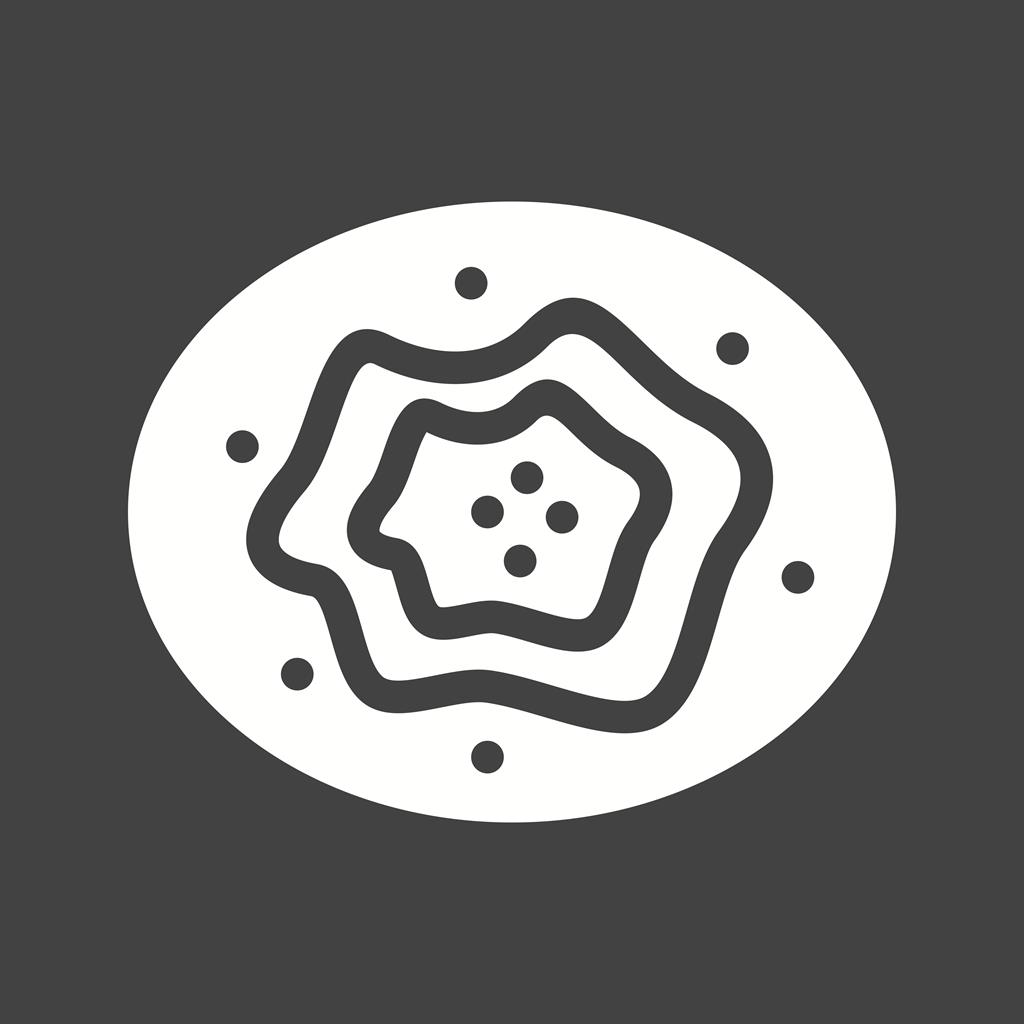 Kiwi Glyph Inverted Icon