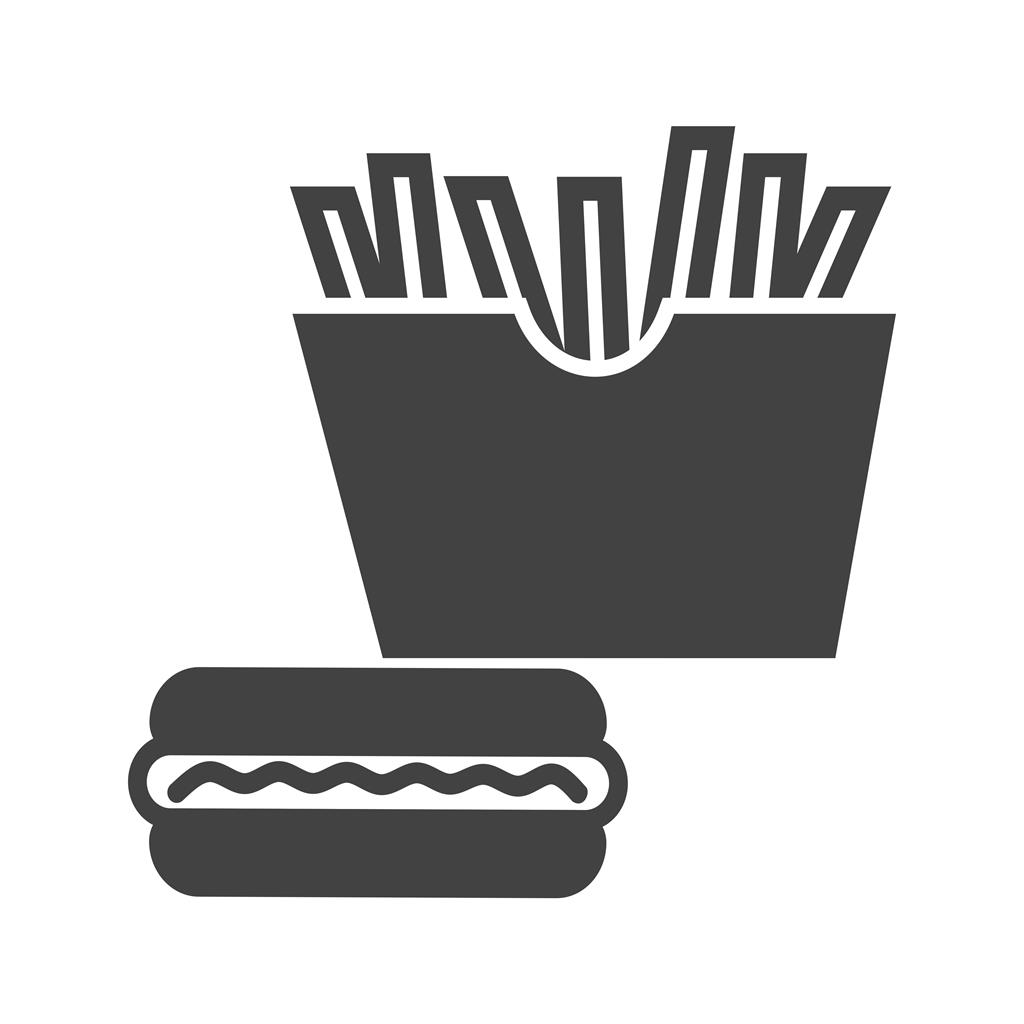 Fast Food Glyph Icon