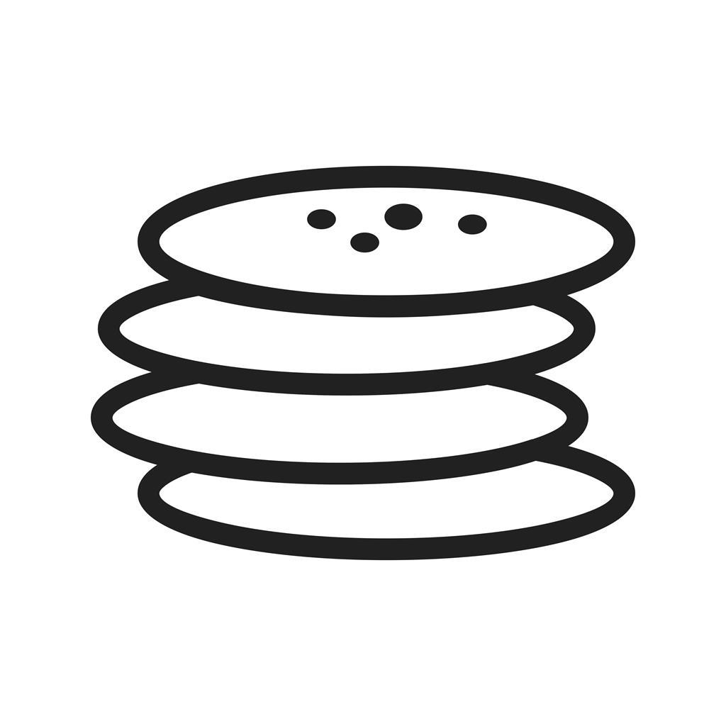 Pancakes Line Icon