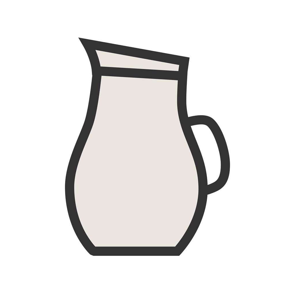 Jug of Water Line Filled Icon