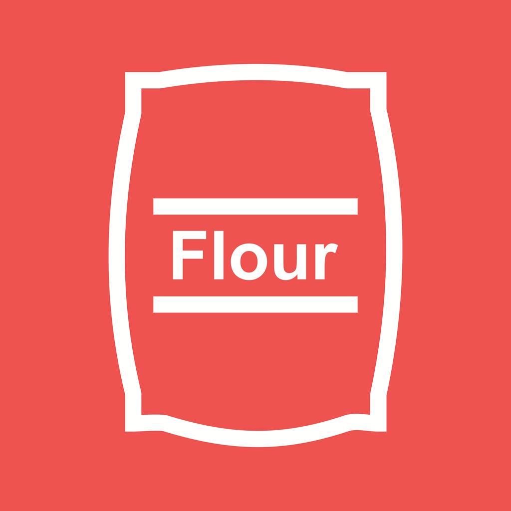 Flour bag Line Multicolor B/G Icon
