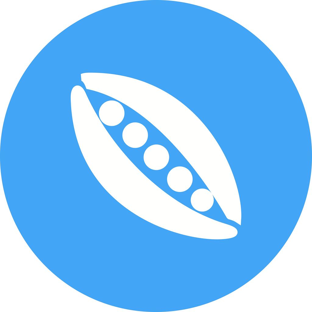Peas Flat Round Icon