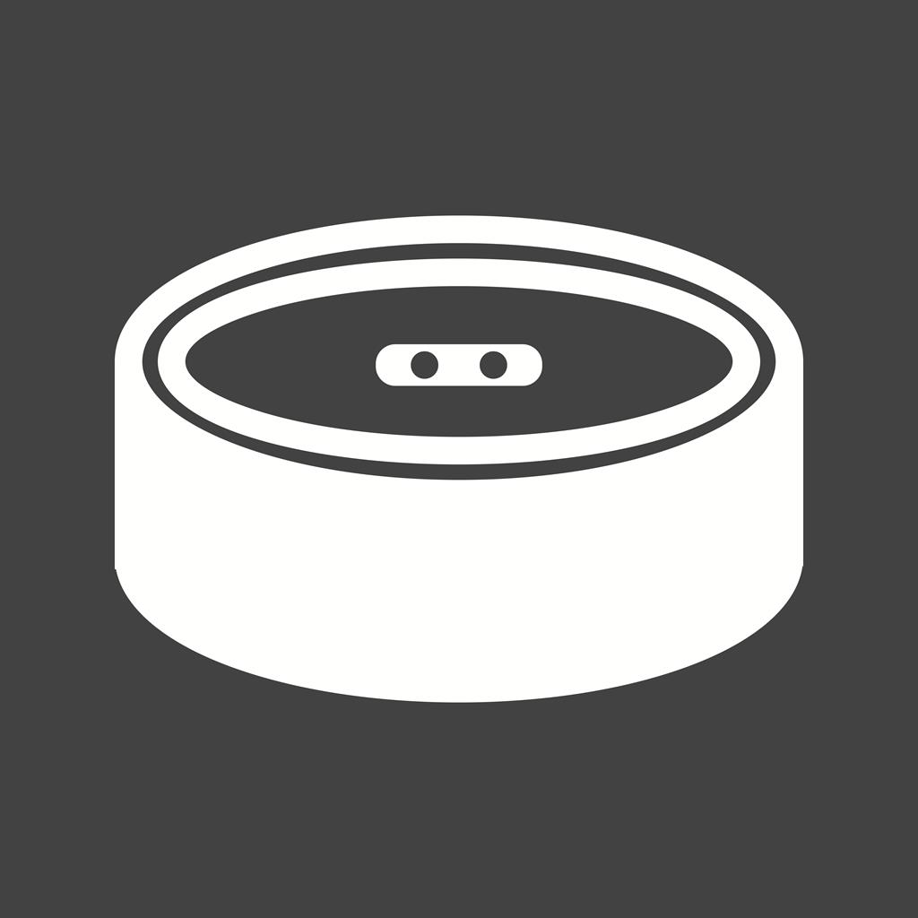 Canned Food Glyph Inverted Icon