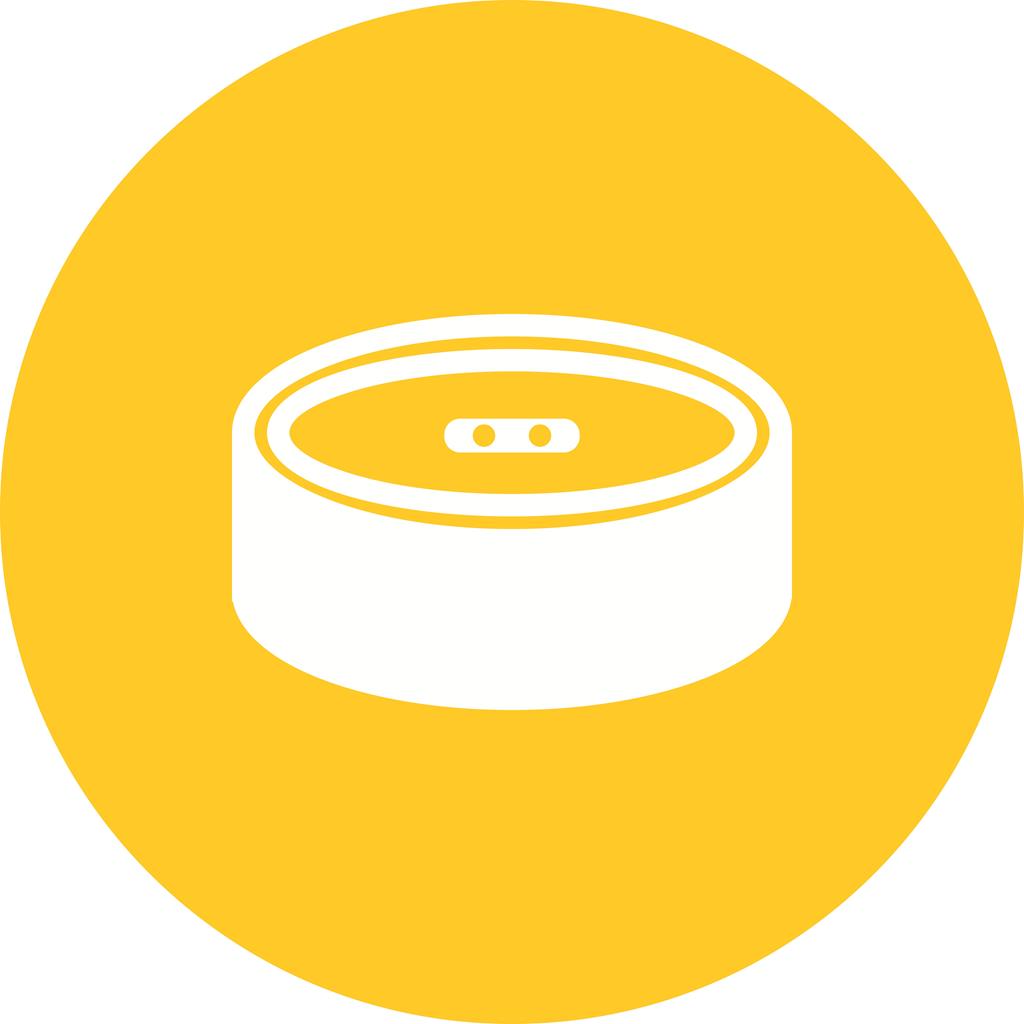 Canned Food Flat Round Icon