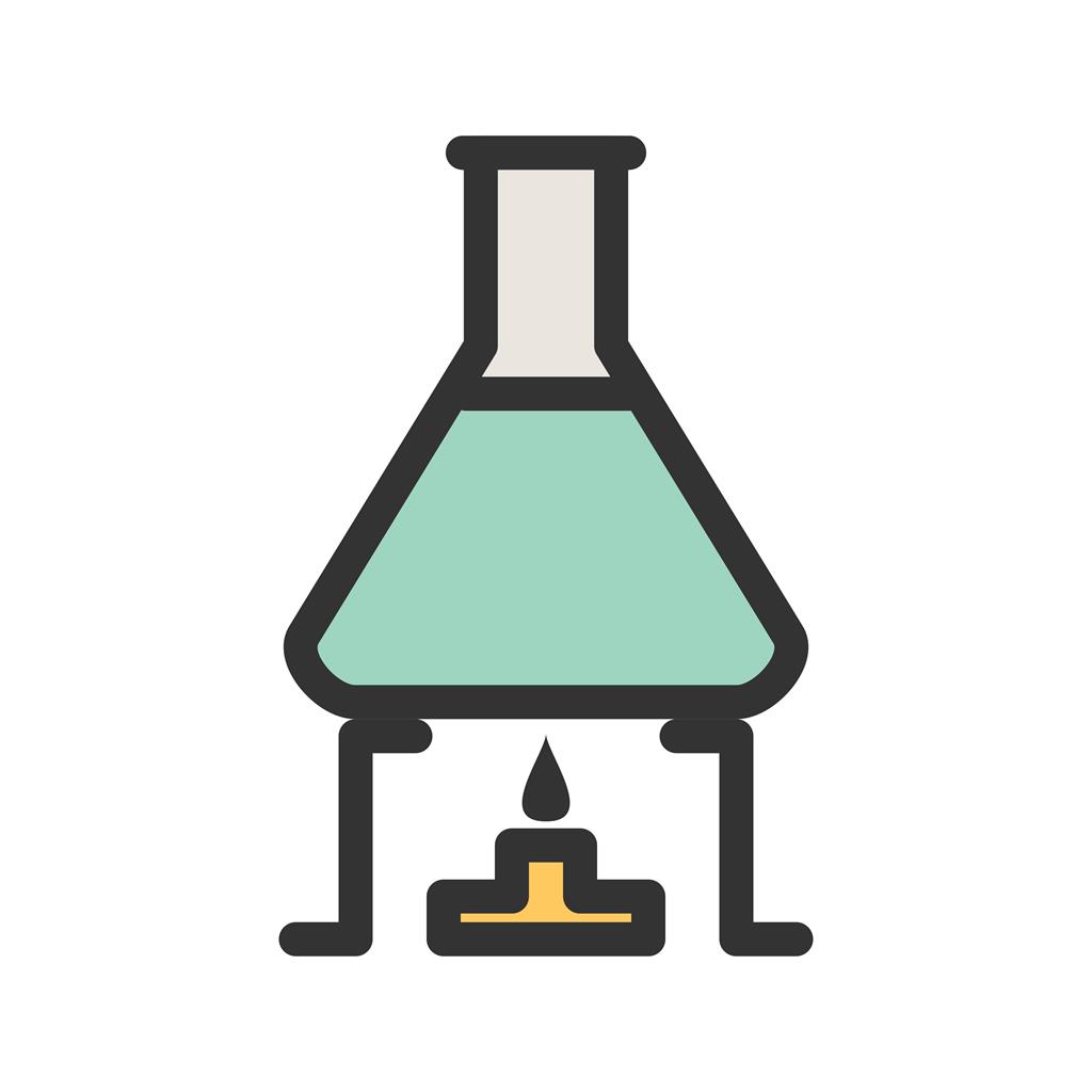 Chemical Experiment Line Filled Icon