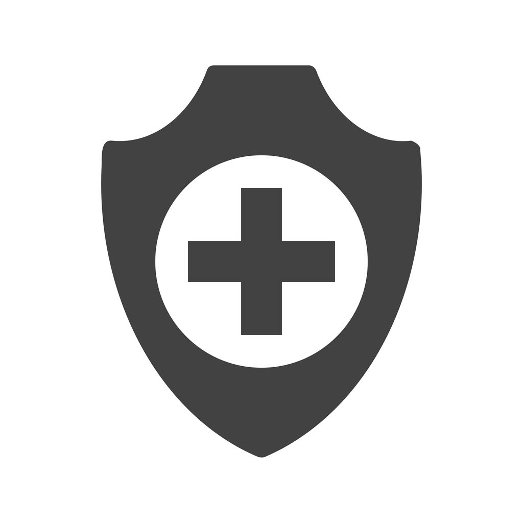 Shield Glyph Icon