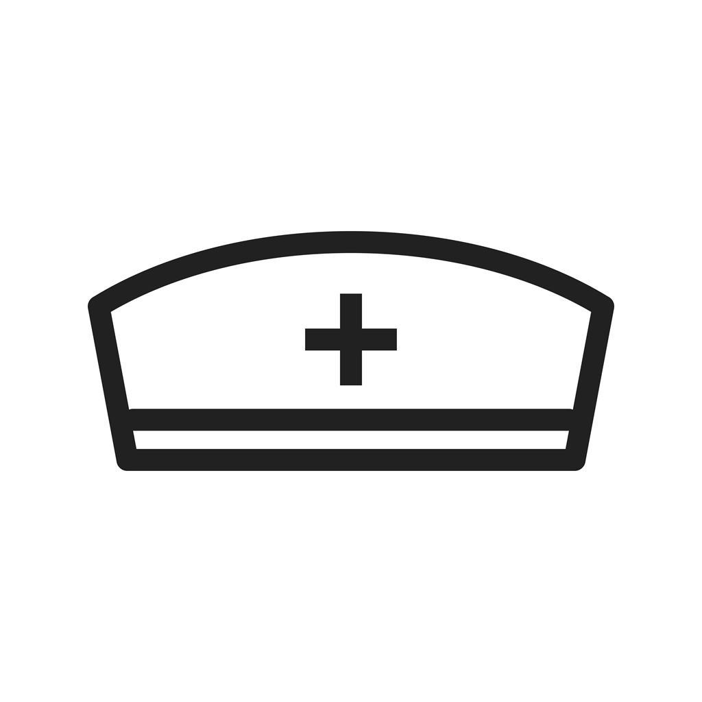 Nurse Cap Line Icon