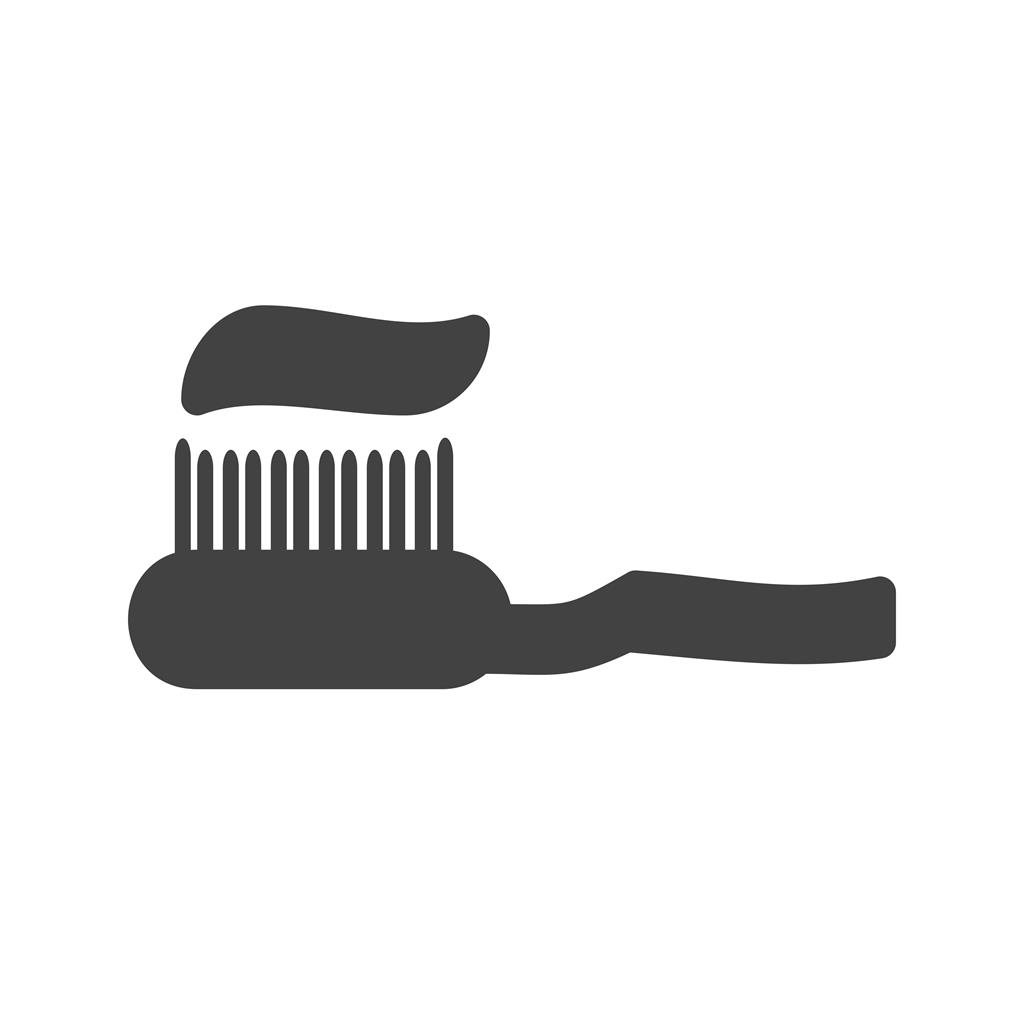 Toothbrush Glyph Icon