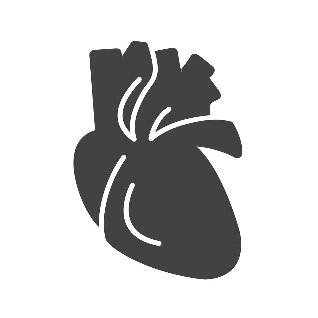 Heart Glyph Icon - IconBunny