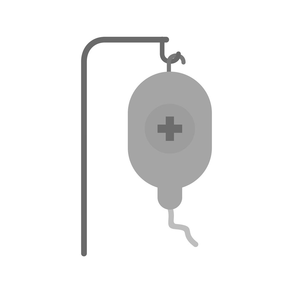 Drip Stand Greyscale Icon