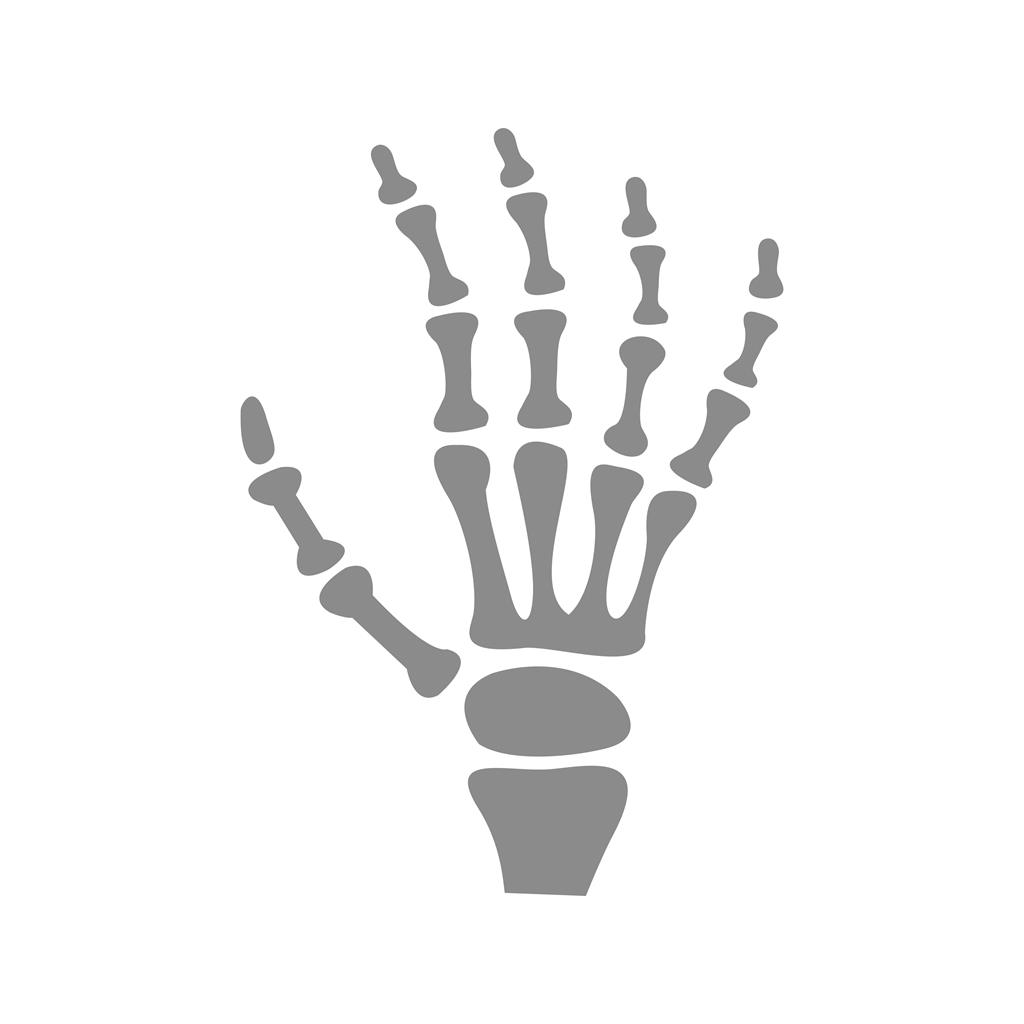 X-ray Greyscale Icon - IconBunny