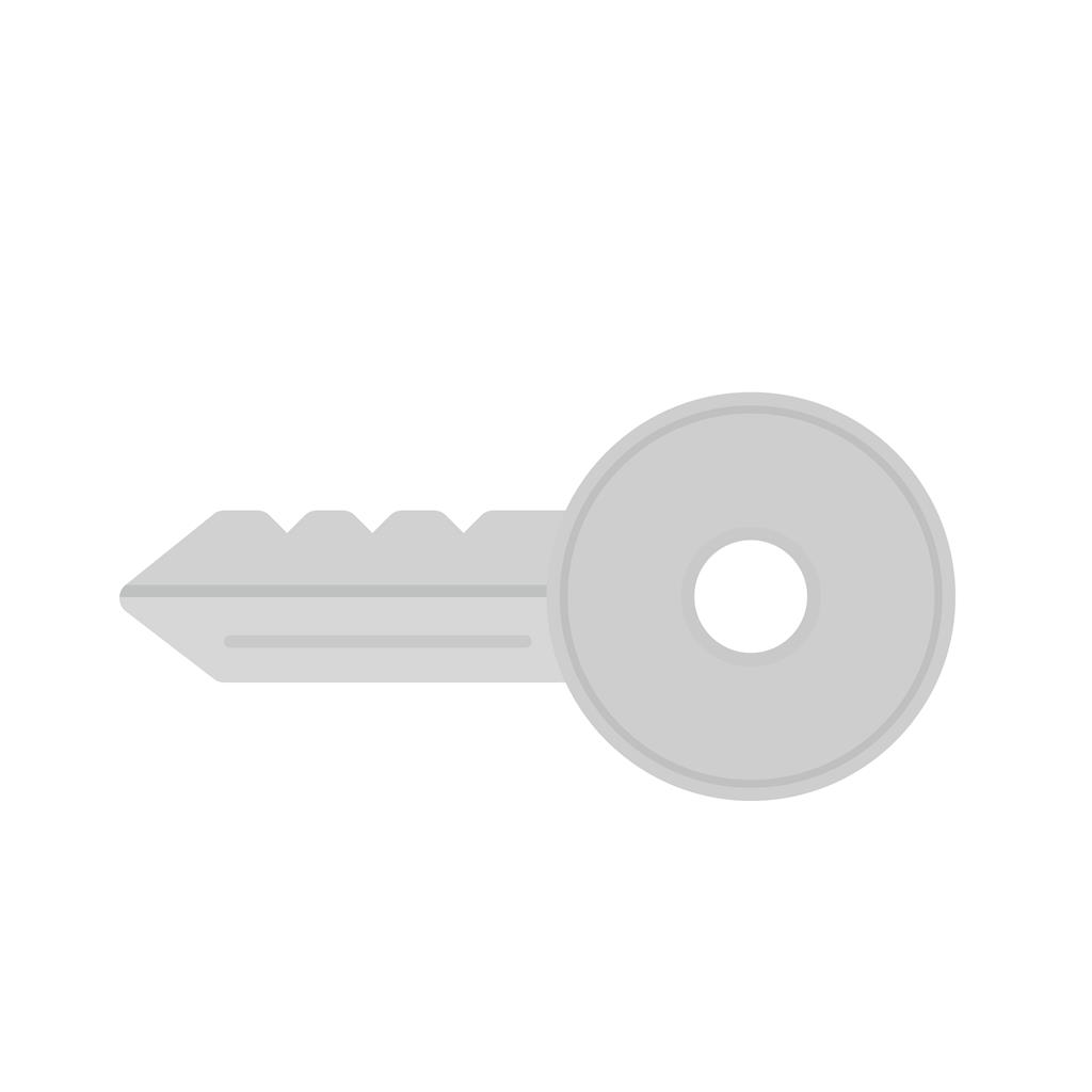 Key Greyscale Icon