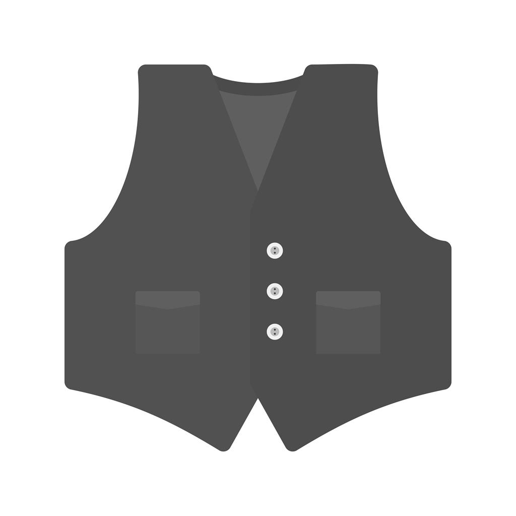 Vest Greyscale Icon