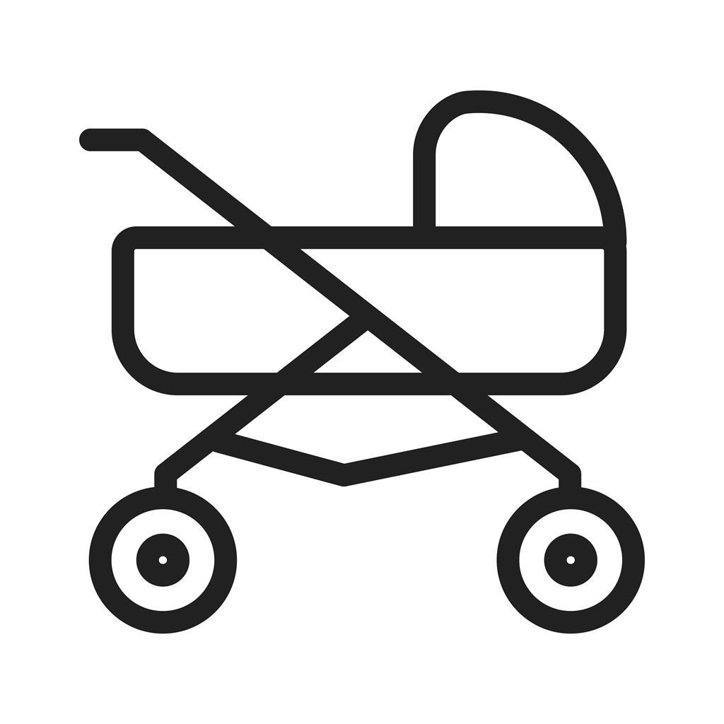 Stroller Line Icon