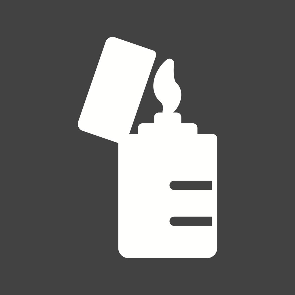 Lighter Glyph Inverted Icon