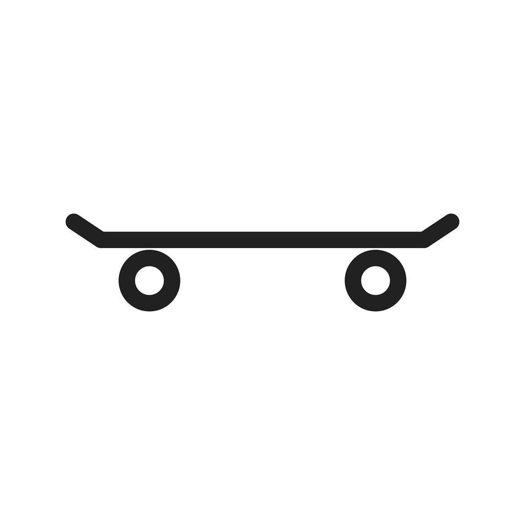 Skateboard Line Icon