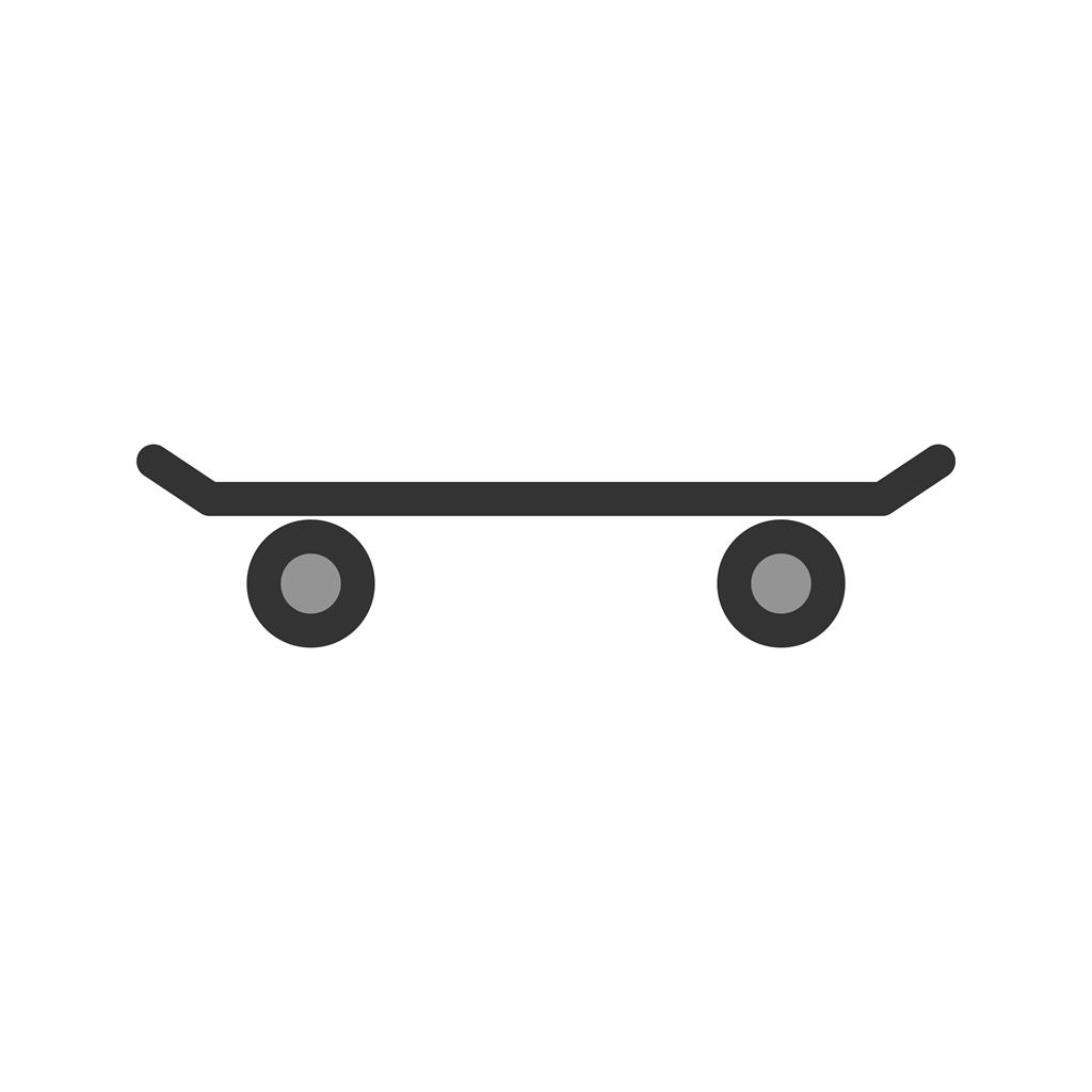 Skateboard Line Filled Icon