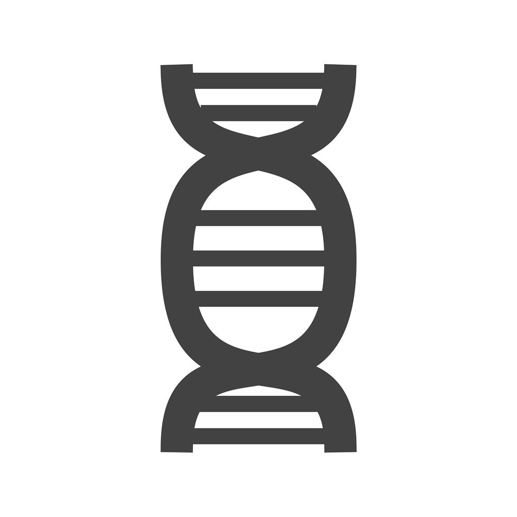 DNA Glyph Icon - IconBunny