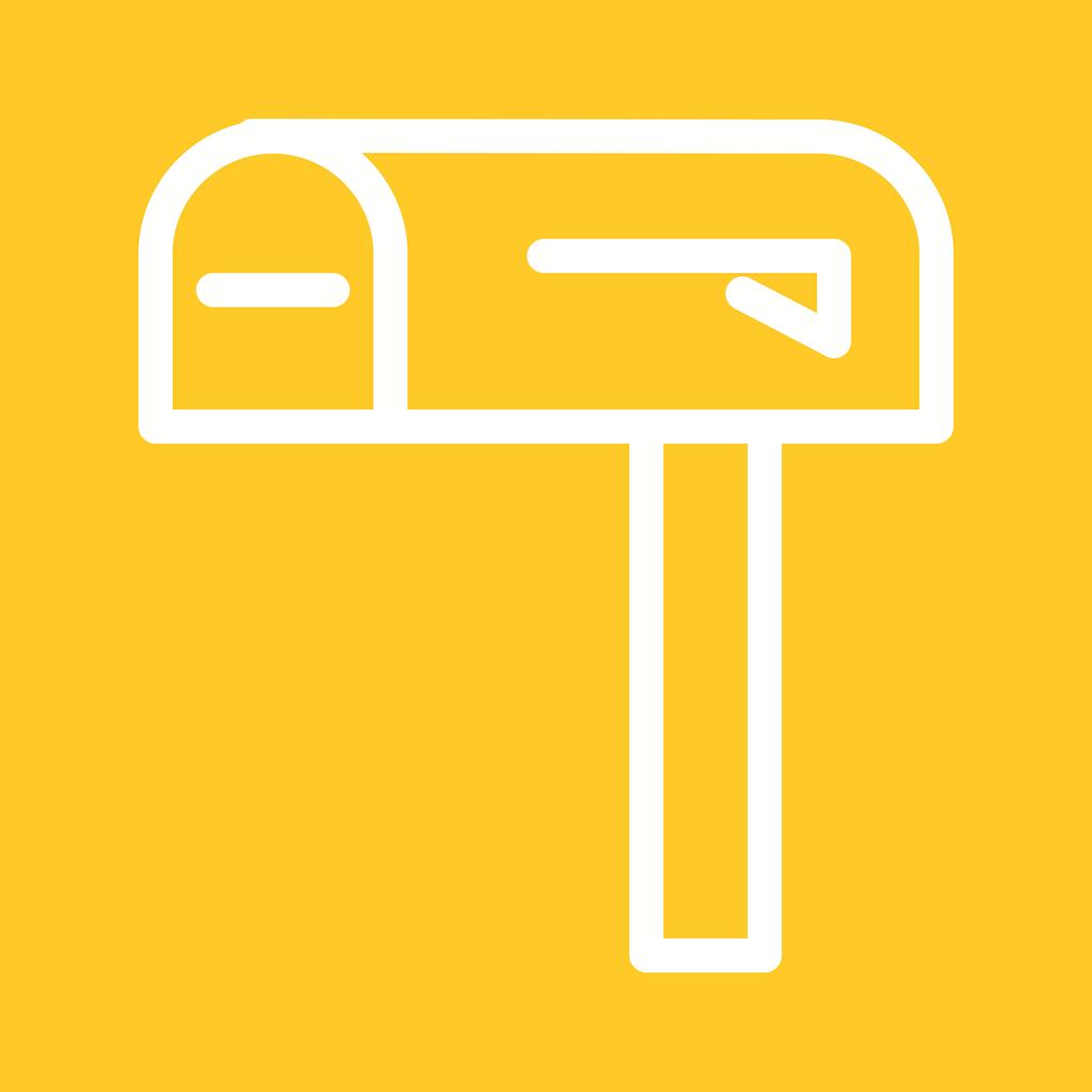 Mailbox Line Multicolor B/G Icon