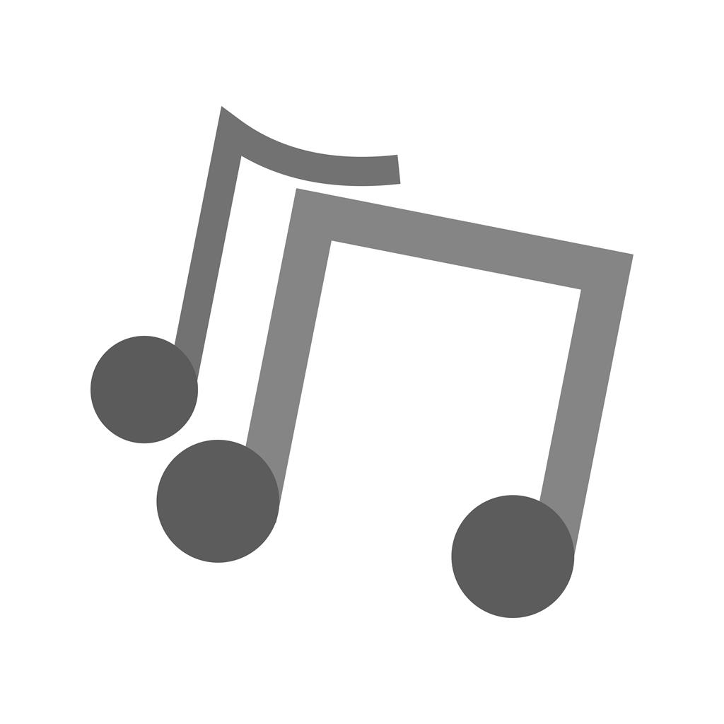 Music Greyscale Icon