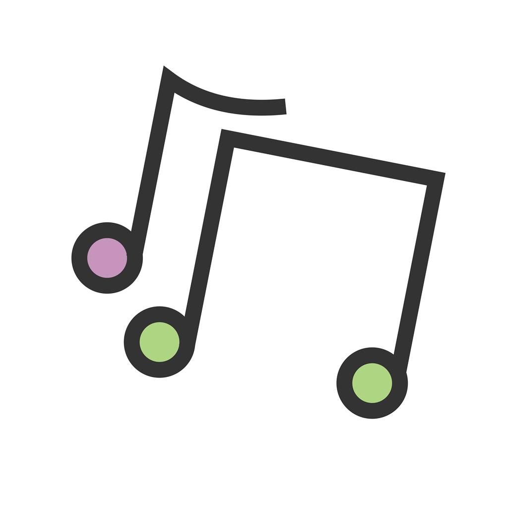 Music Line Filled Icon