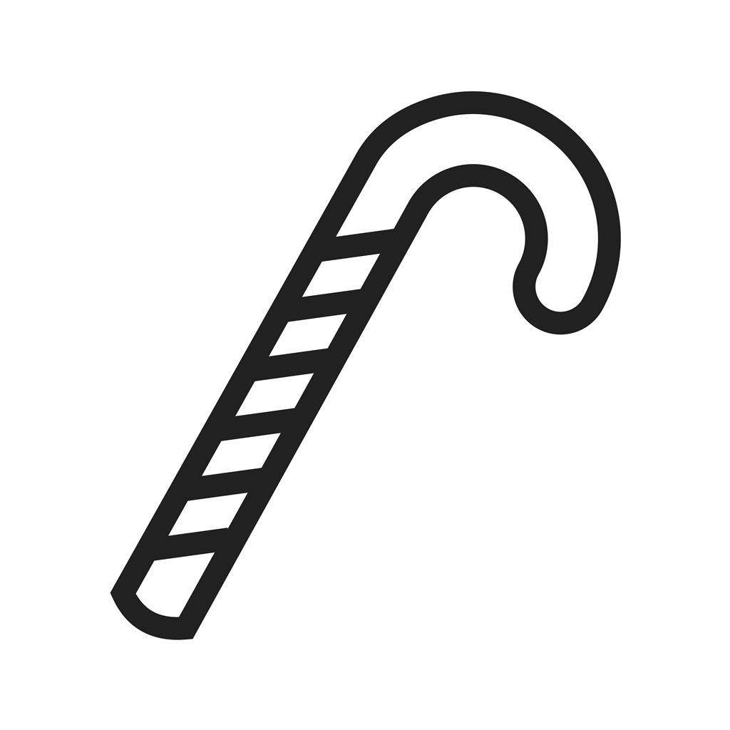 Candy Stick Line Icon