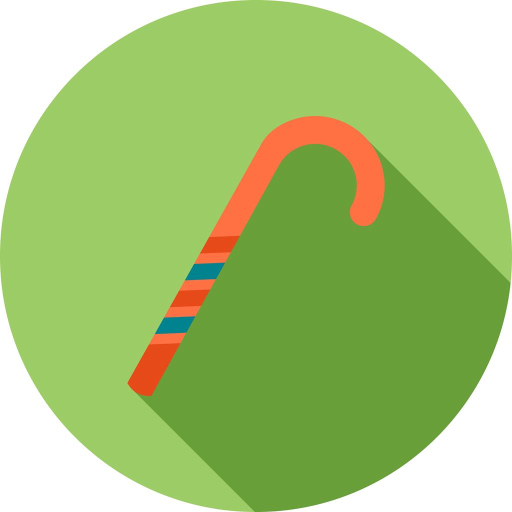 Candy Stick Flat Shadowed Icon