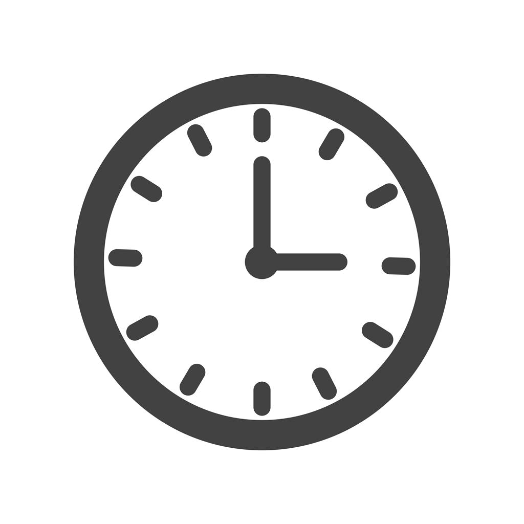 Clock Glyph Icon