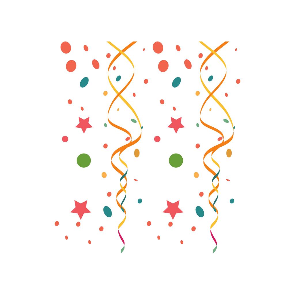 Fireworks Flat Multicolor Icon