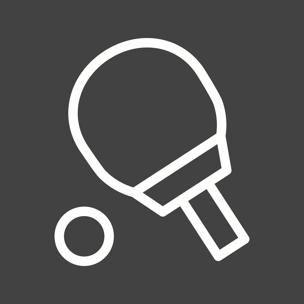 Table Tennis Line Inverted Icon