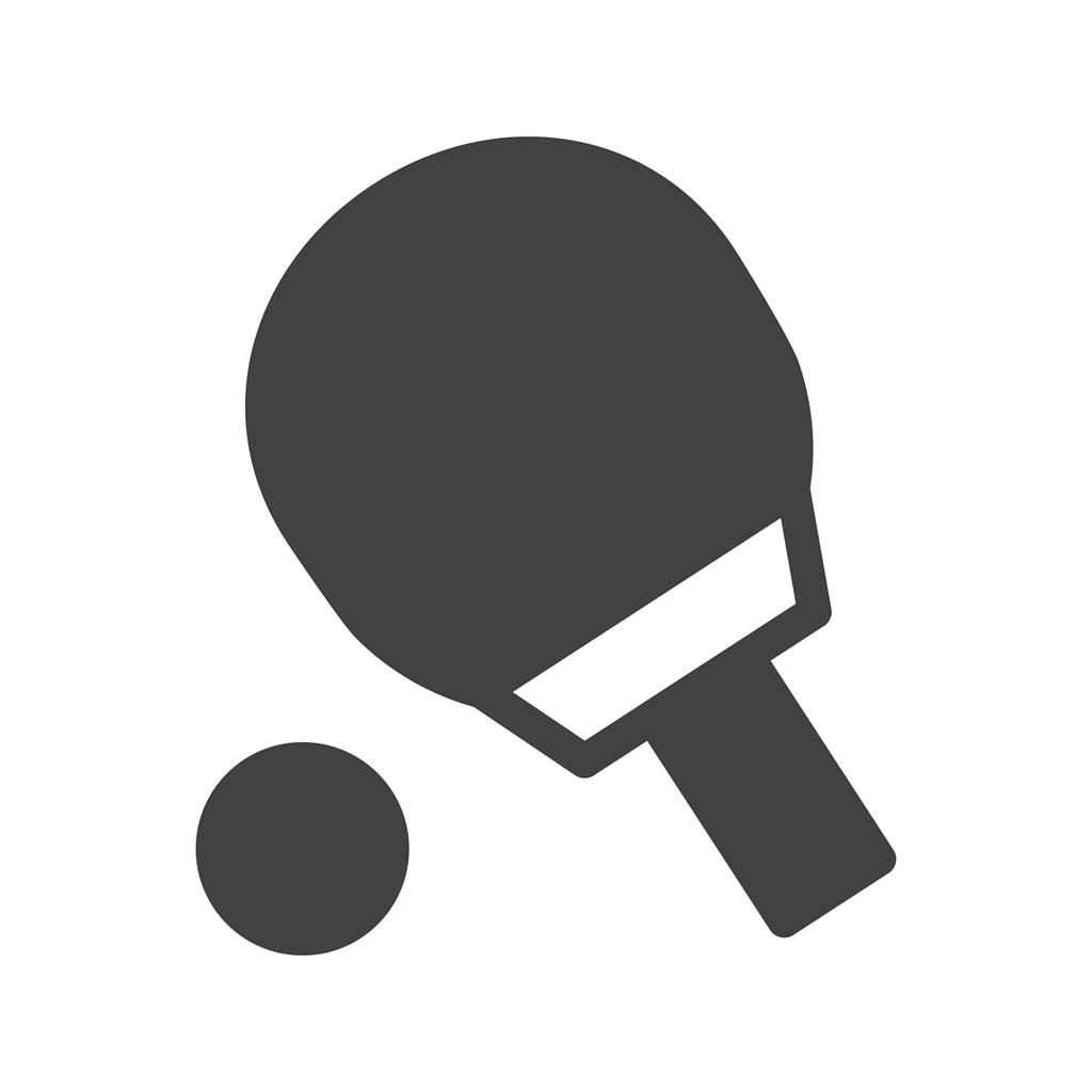 Table Tennis Glyph Icon