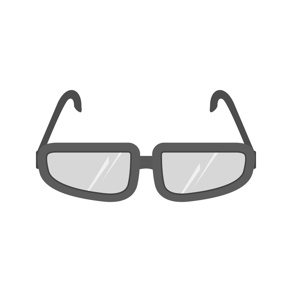 Glasses Greyscale Icon