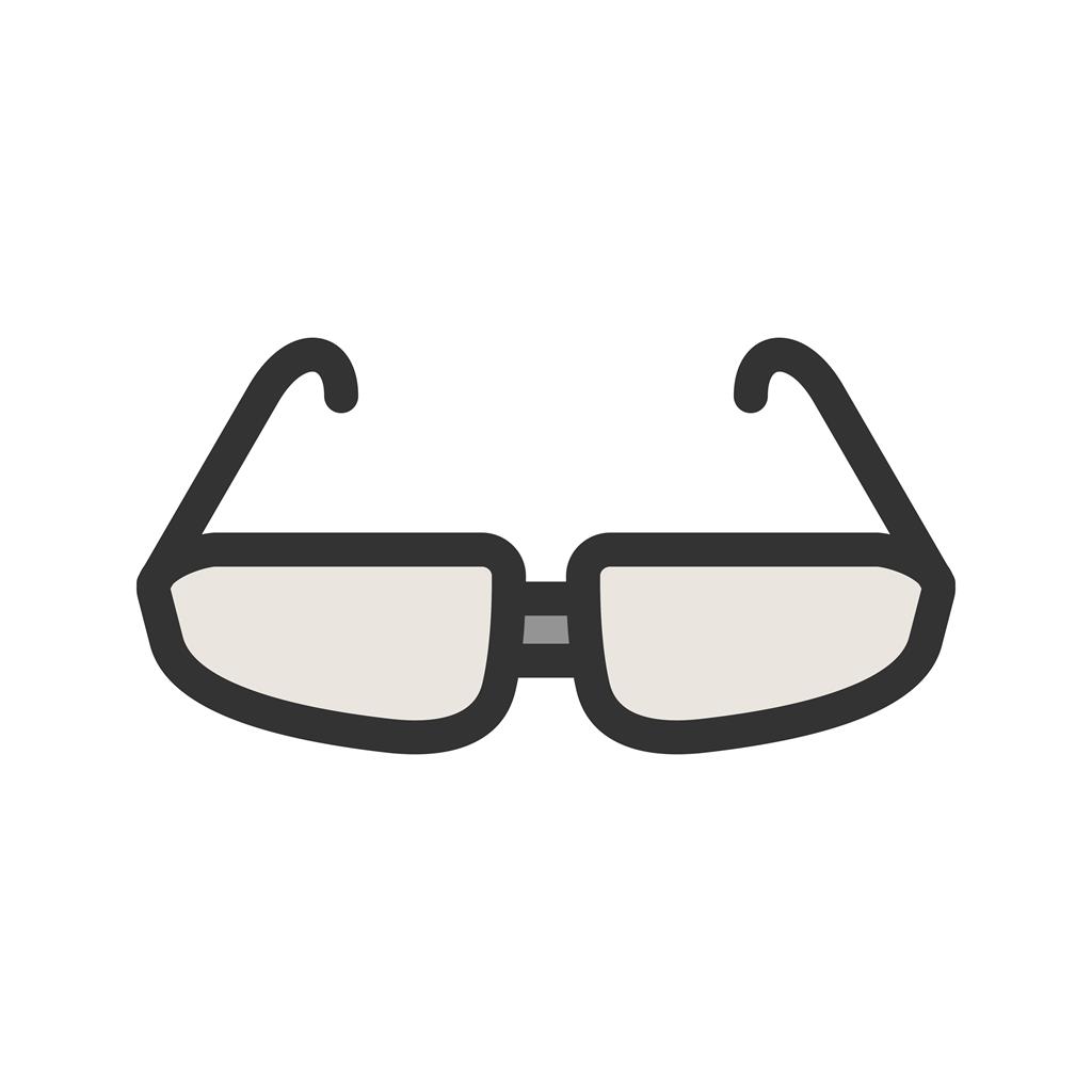 Glasses Line Filled Icon