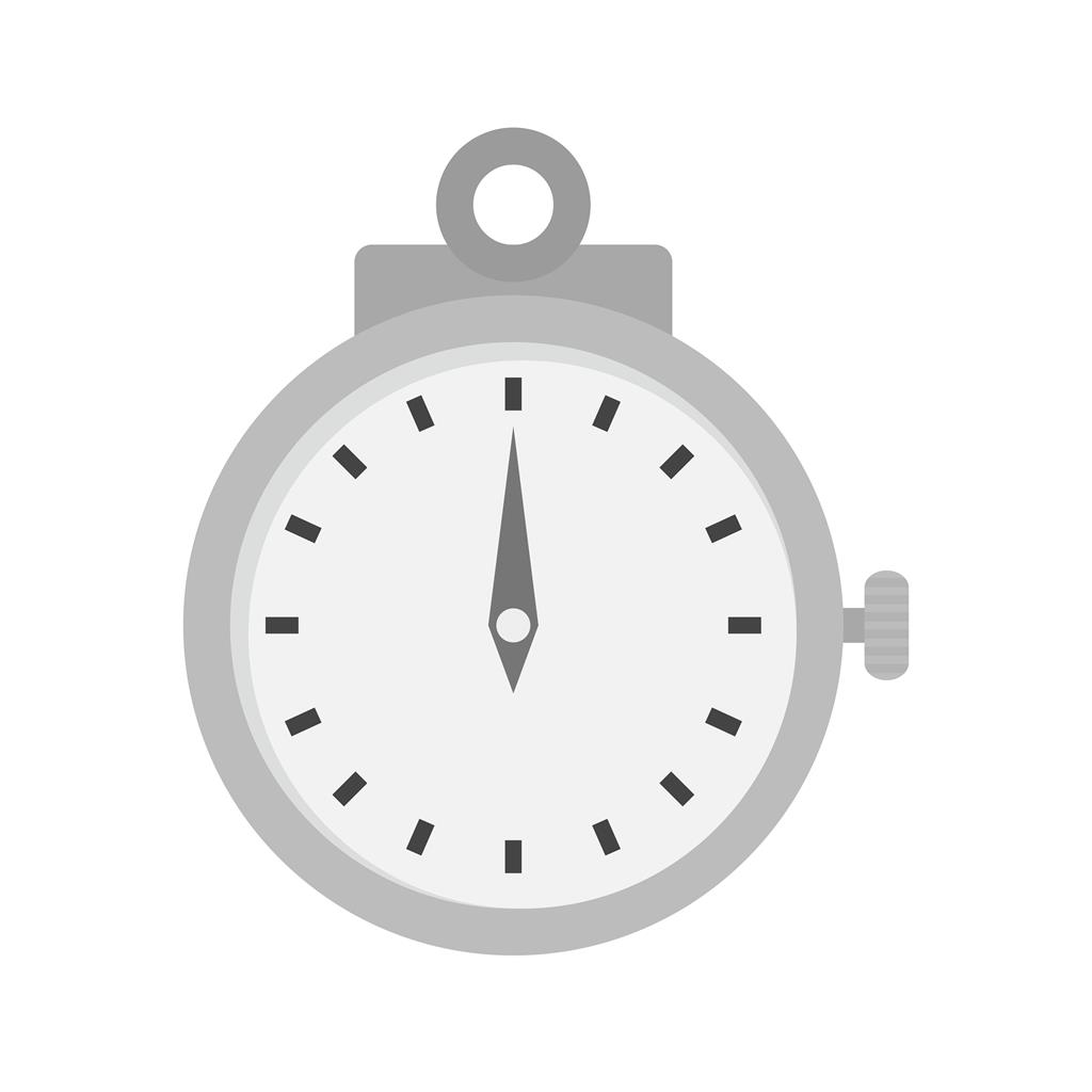 StopWatch Greyscale Icon