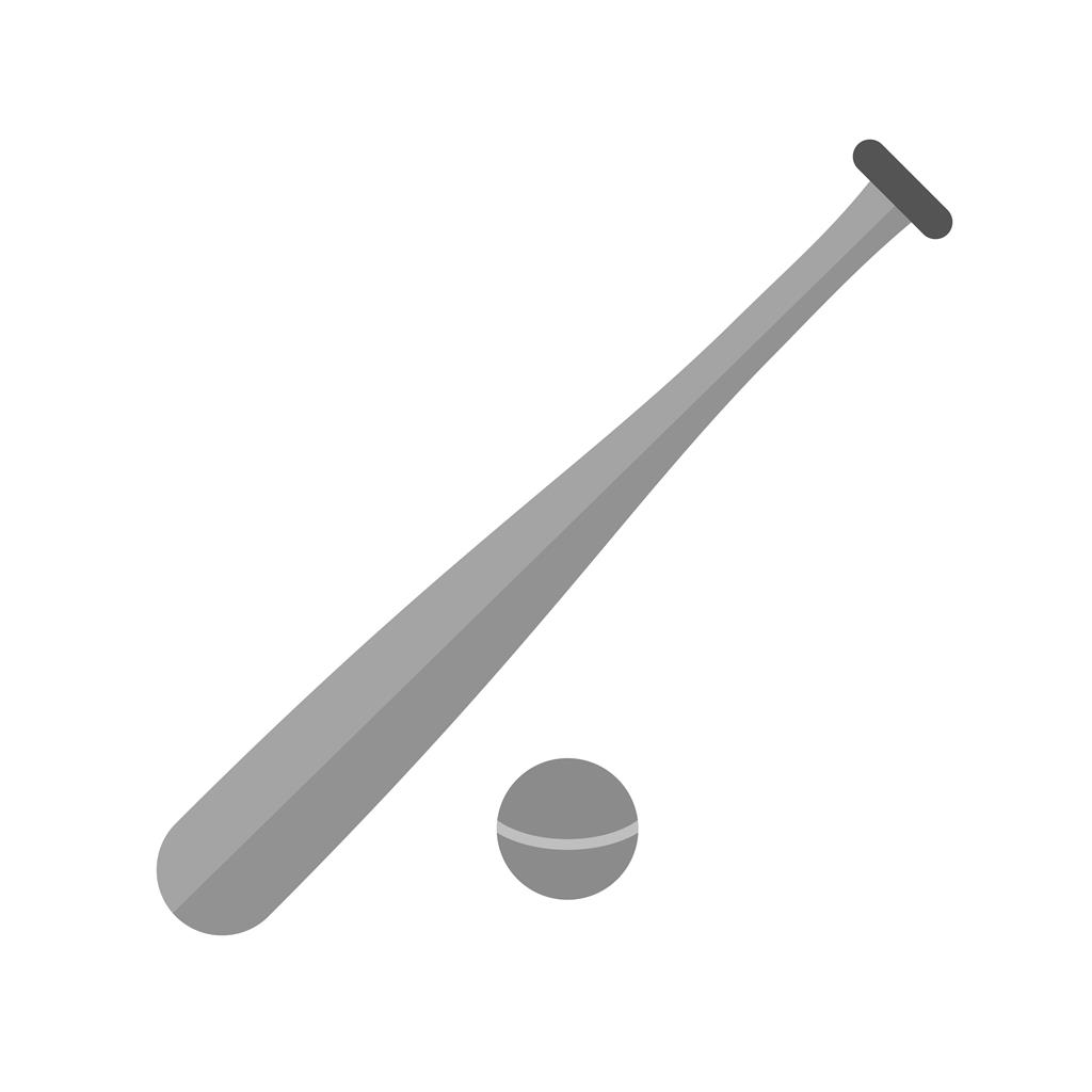 Baseball Greyscale Icon