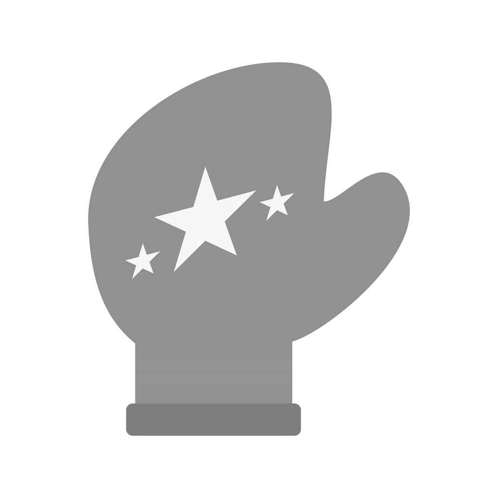 Glove Greyscale Icon