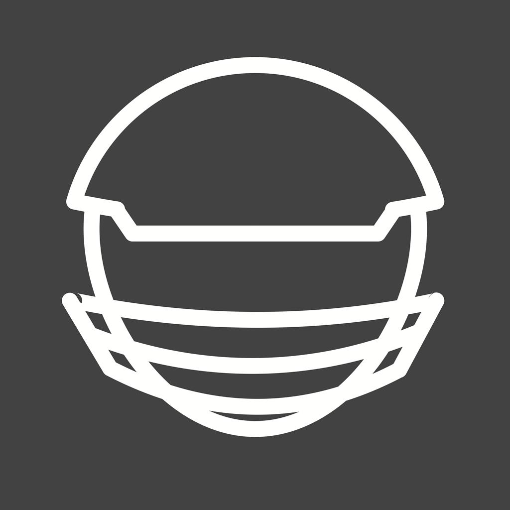 Sports Man Line Inverted Icon