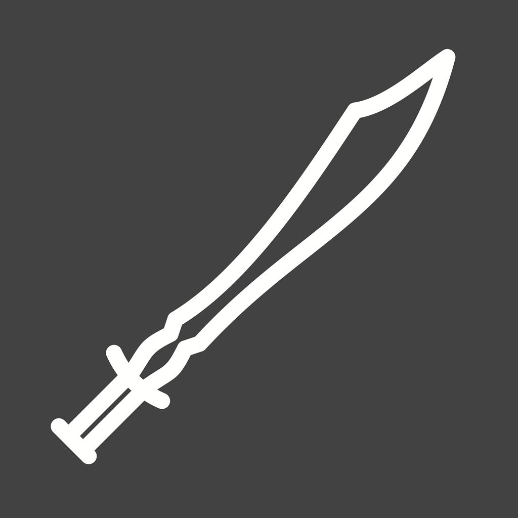Swords Line Inverted Icon