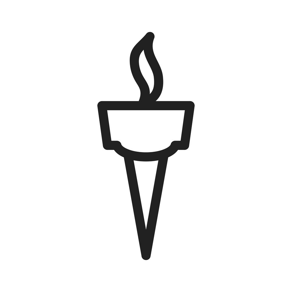 Flame Line Icon