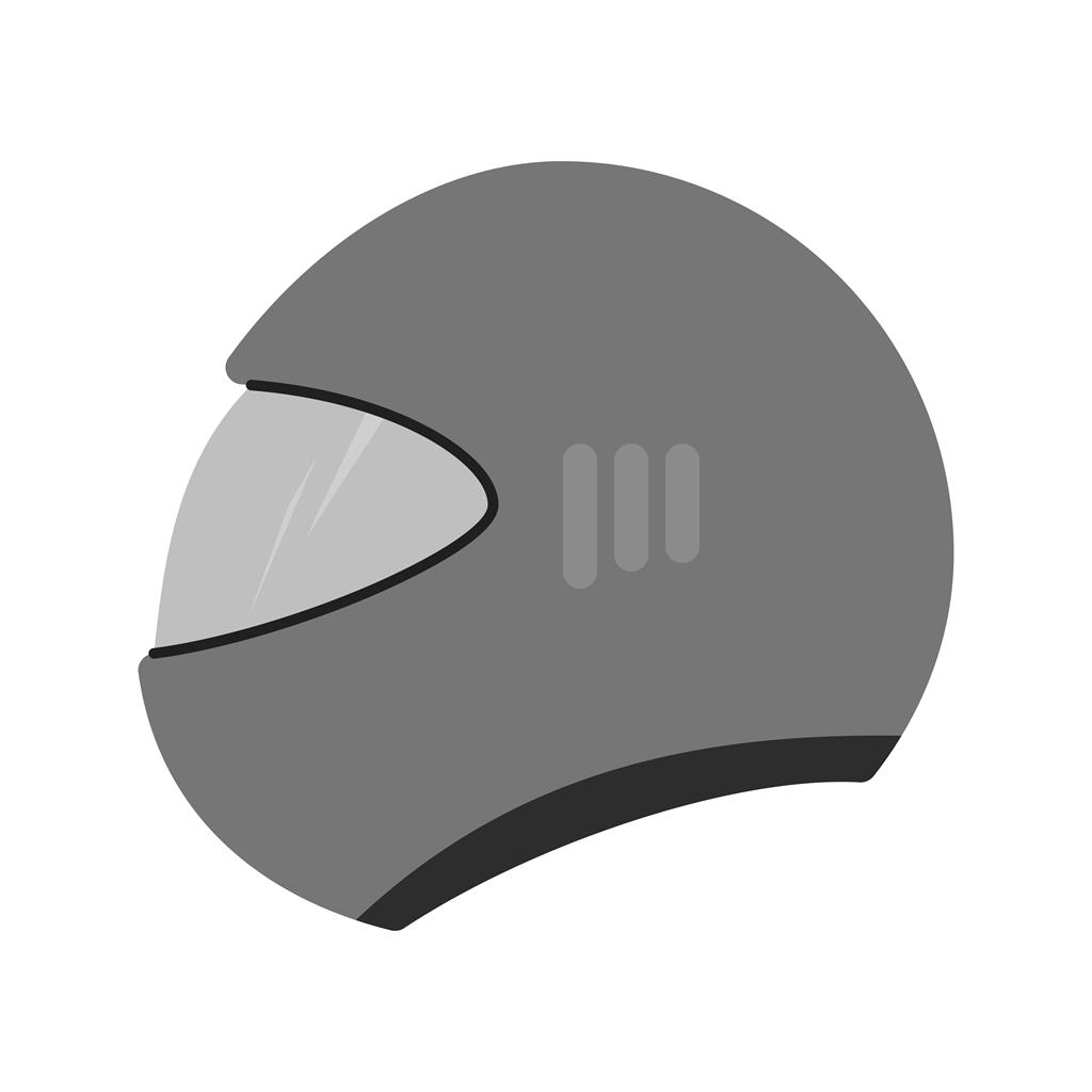 Helmet II Greyscale Icon