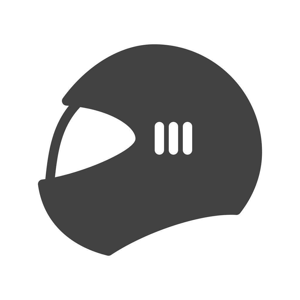 Helmet II Glyph Icon
