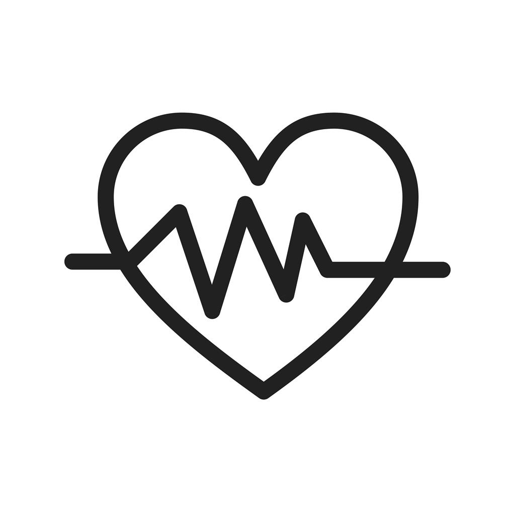 Heart Rate Line Icon