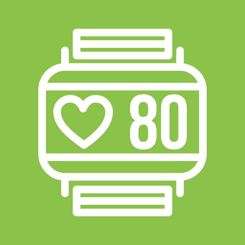 Heart Rate Monitoring Line Multicolor B/G Icon