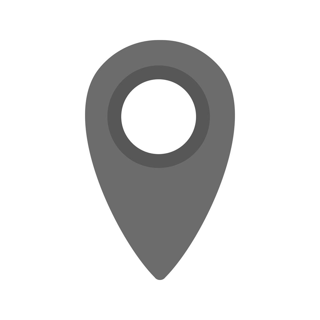 Location Greyscale Icon